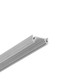1m Aluprofil SURFACE10 BC/UX - Unbehandeltes Aluminium, Aufbau, LED-Schiene