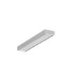 1m Aluprofil SURFACE10 BC/UX - Unbehandeltes Aluminium, Aufbau, LED-Schiene