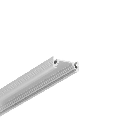 2m Aluprofil SURFACE10 BC/UX - Eloxiert, Aufbaumontage, LED-Schiene