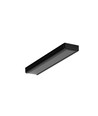 2m Aluprofil SURFACE10 BC/UX - Schwarz eloxiert, Aufbau, LED-Schiene