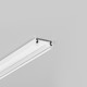 2m Aluprofil SURFACE10 BC/UX - Weiß lackiert, Aufbaumontage, LED-Schiene