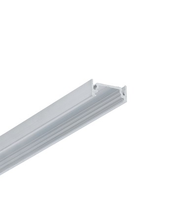 2m Aluprofil SURFACE10.V2 BC/U - Unbehandeltes Aluminium, Aufbau, LED-Schiene