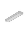 2m Aluprofil SURFACE10.V2 BC/U - Unbehandeltes Aluminium, Aufbau, LED-Schiene
