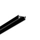 2m Aluminiumprofil SURFACE10.V2 BC/U - Schwarz eloxiert, Aufbau, LED-Schiene