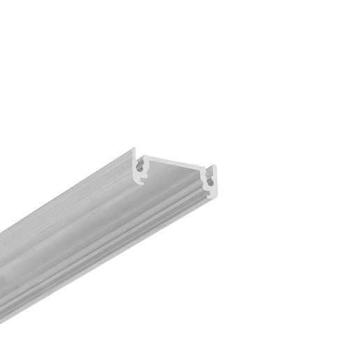 1m Aluprofil SURFACE14 EE7F/TY - Unbehandeltes Aluminium, Aufbau, LED-Schiene