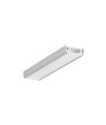 1m Aluprofil SURFACE14 EE7F/TY - Unbehandeltes Aluminium, Aufbau, LED-Schiene
