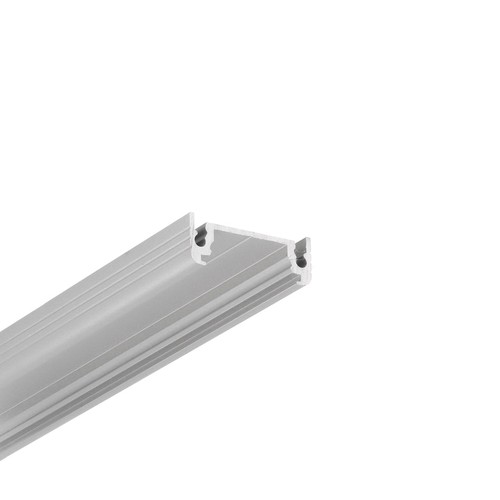 2m Aluprofil SURFACE14 EE7F/TY - Eloxiert, Aufbaumontage, LED-Schiene