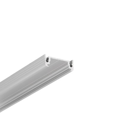 2m Aluprofil SURFACE14 EE7F/TY - Eloxiert, Aufbaumontage, LED-Schiene