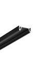 2m Aluminiumprofil SURFACE14 EE7F/TY - Schwarz eloxiert, Aufbau, LED-Schiene
