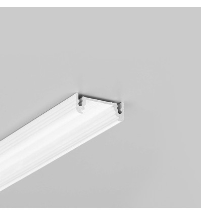 2m Aluminiumprofil SURFACE14 EE7F/TY - Weiß lackiert, Aufbau, LED-Schiene