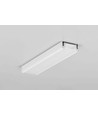 2m Aluminiumprofil SURFACE14 EE7F/TY - Weiß lackiert, Aufbau, LED-Schiene
