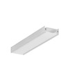 2m Aluprofil SURFACE14.V2 EE7F/Y - Unbehandeltes Aluminium, Aufbau, LED-Schiene