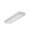 2m Aluprofil SURFACE14.V2 EE7F/Y - Unbehandeltes Aluminium, Aufbau, LED-Schiene