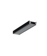 2m Aluminiumprofil SURFACE14.V2 EE7F/Y - Schwarz eloxiert, Aufbau, LED-Schiene