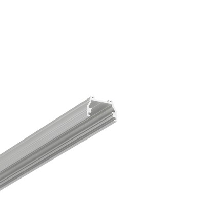 2m Aluprofil UNI12 BCD/U - Eloxiert, Aufbau, LED-Schiene