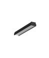 2m Aluminiumprofil UNI12 BCD/U - Schwarz eloxiert, Aufbau, LED-Schiene