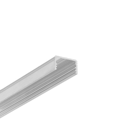 2m Aluprofil UNI14 BC3/Y - Unbehandeltes Aluminium, Aufbau, LED-Schiene