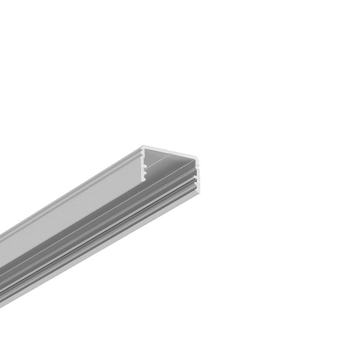 2m Aluprofil UNI14 BC3/Y - Eloxiert, Aufbaumontage, LED-Schiene