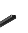 2m Aluprofil UNI14 BC3/Y - Schwarz eloxiert, Aufbau, LED-Schiene