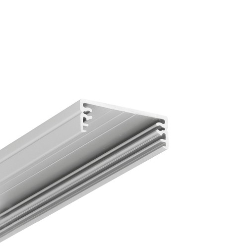 2m Aluprofil WIDE24 G/W - eloxiert, Aufbau, LED-Schiene