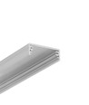 2m Aluprofil WIDE24 G/W - Unbehandeltes Aluminium, Aufbaumontage, LED-Schiene