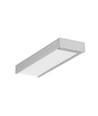 2m Aluprofil WIDE24 G/W - eloxiert, Aufbau, LED-Schiene