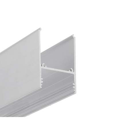 1m Aluprofil COMBO30-01 ACDE-9 - Unbehandeltes Aluminium, Aufbaumontage, LED-Schiene