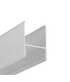 1m Aluprofil COMBO30-01 ACDE-9 - Unbehandeltes Aluminium, Aufbaumontage, LED-Schiene