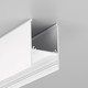 1m Aluprofil COMBO30-01 ACDE-9 - Weiß lackiert, Aufbau, LED-Schiene