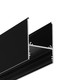 1m Aluprofil COMBO30-01 ACDE-9 - Schwarz eloxiert, Aufbau, LED-Schiene