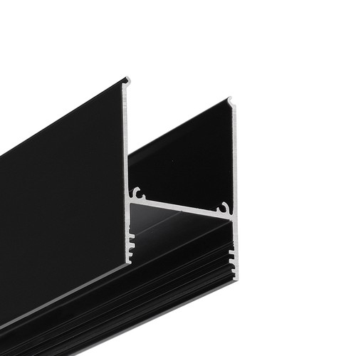 1m Aluprofil COMBO30-01 ACDE-9 - Schwarz eloxiert, Aufbau, LED-Schiene