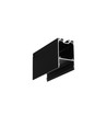 1m Aluprofil COMBO30-01 ACDE-9 - Schwarz eloxiert, Aufbau, LED-Schiene