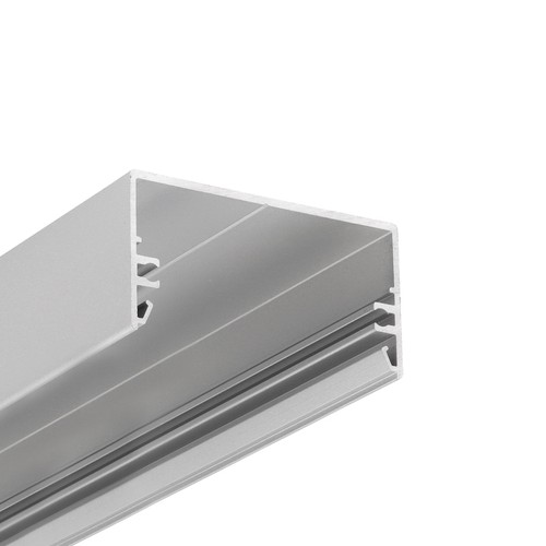 1m Aluprofil LOWI C10 - Eloxiert, Aufbau, LED-Schiene