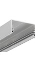 1m Aluprofil LOWI C10 - Eloxiert, Aufbau, LED-Schiene