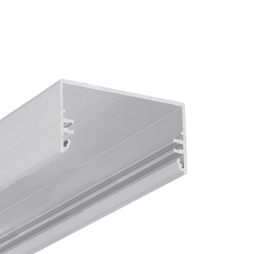 1m Aluprofil LOWI C10 - Unbehandeltes Aluminium, Aufbau, LED-Schiene