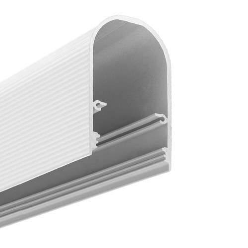 1m Aluprofil NAMI23 CD-9 - Weiß lackiert, Aufbau, LED-Schiene