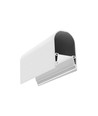 1m Aluprofil NAMI23 CD-9 - Weiß lackiert, Aufbau, LED-Schiene