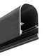1m Aluprofil NAMI23 CD-9 - Grau-schwarz lackiert, Aufbau, LED-Schiene