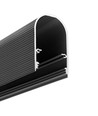1m Aluprofil NAMI23 CD-9 - Grau-schwarz lackiert, Aufbau, LED-Schiene
