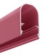 1m Aluprofil NAMI23 CD-9 - Staubrosa lackiert, Aufbau, LED-Schiene