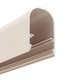 1m Aluprofil NAMI23 CD-9 - Beige lackiert, Aufbau, LED-Schiene