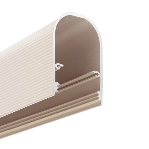 1m Aluprofil NAMI23 CD-9 - Beige lackiert, Aufbau, LED-Schiene