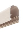 1m Aluprofil NAMI23 CD-9 - Beige lackiert, Aufbau, LED-Schiene