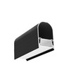 1m Aluminiumprofil NAMI23 CD-9 - Schwarz eloxiert, Aufbaumontage, LED-Schiene