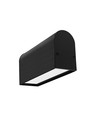 1m Aluminiumprofil NAMI23 CD-9 - Schwarz eloxiert, Aufbaumontage, LED-Schiene
