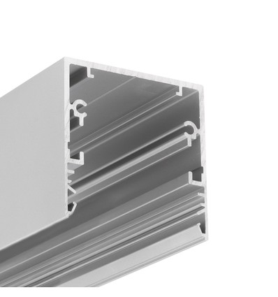 1m Aluprofil PHIL53 C10 - Eloxiert, Aufbau, LED-Schiene
