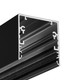 1m Aluprofil PHIL53 C10 - Schwarz lackiert, Aufbau, LED-Schiene