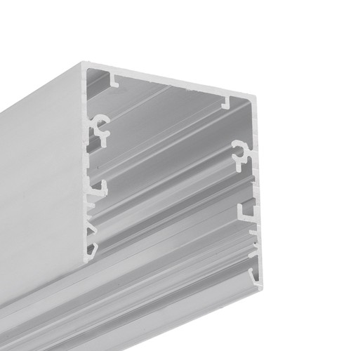 2m Aluprofil PHIL53 C10 - Unbehandeltes Aluminium, Aufbau, LED-Schiene