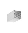 2m Aluprofil PHIL53 C10 - Unbehandeltes Aluminium, Aufbau, LED-Schiene