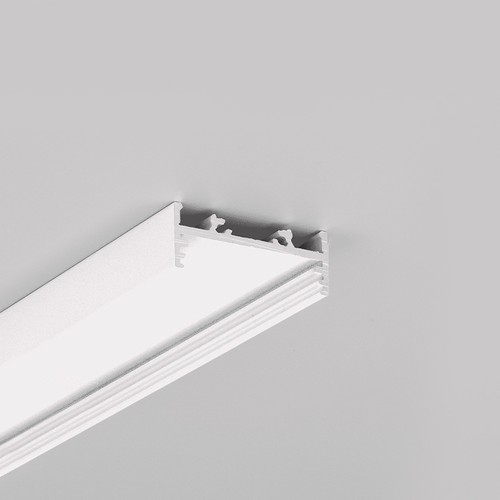2m Aluprofil VARIO30-01 ACDE-9/TY - Weiß lackiert, Aufbau, LED-Schiene